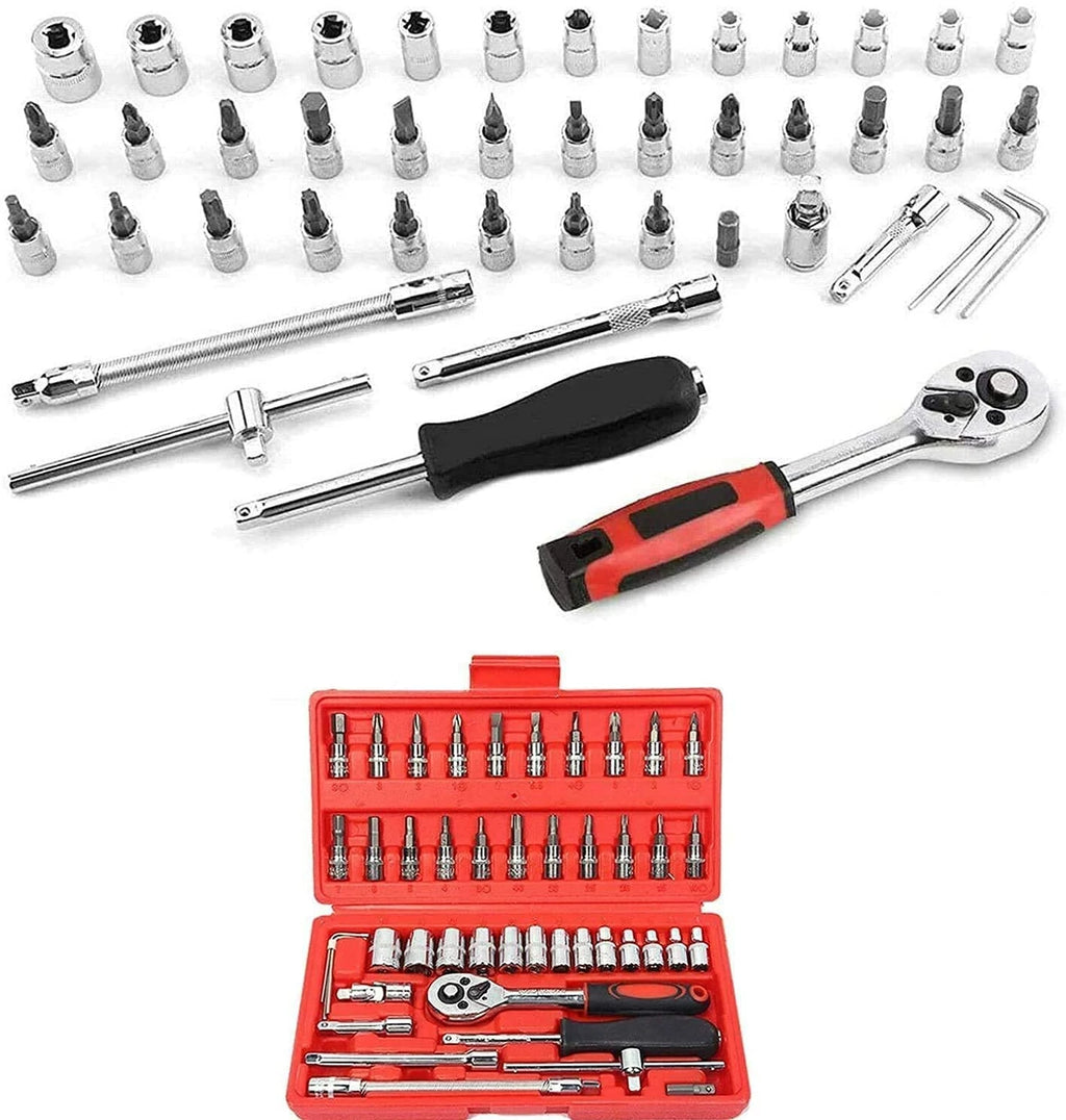 MultiPurpose Tool Case Hand Tool Kit (46 Tools)