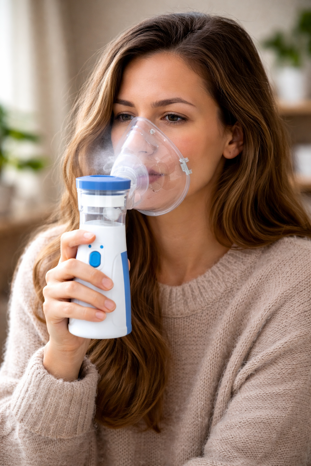 Portable Ultrasonic Rechargeable Mesh Nebulizer Machine