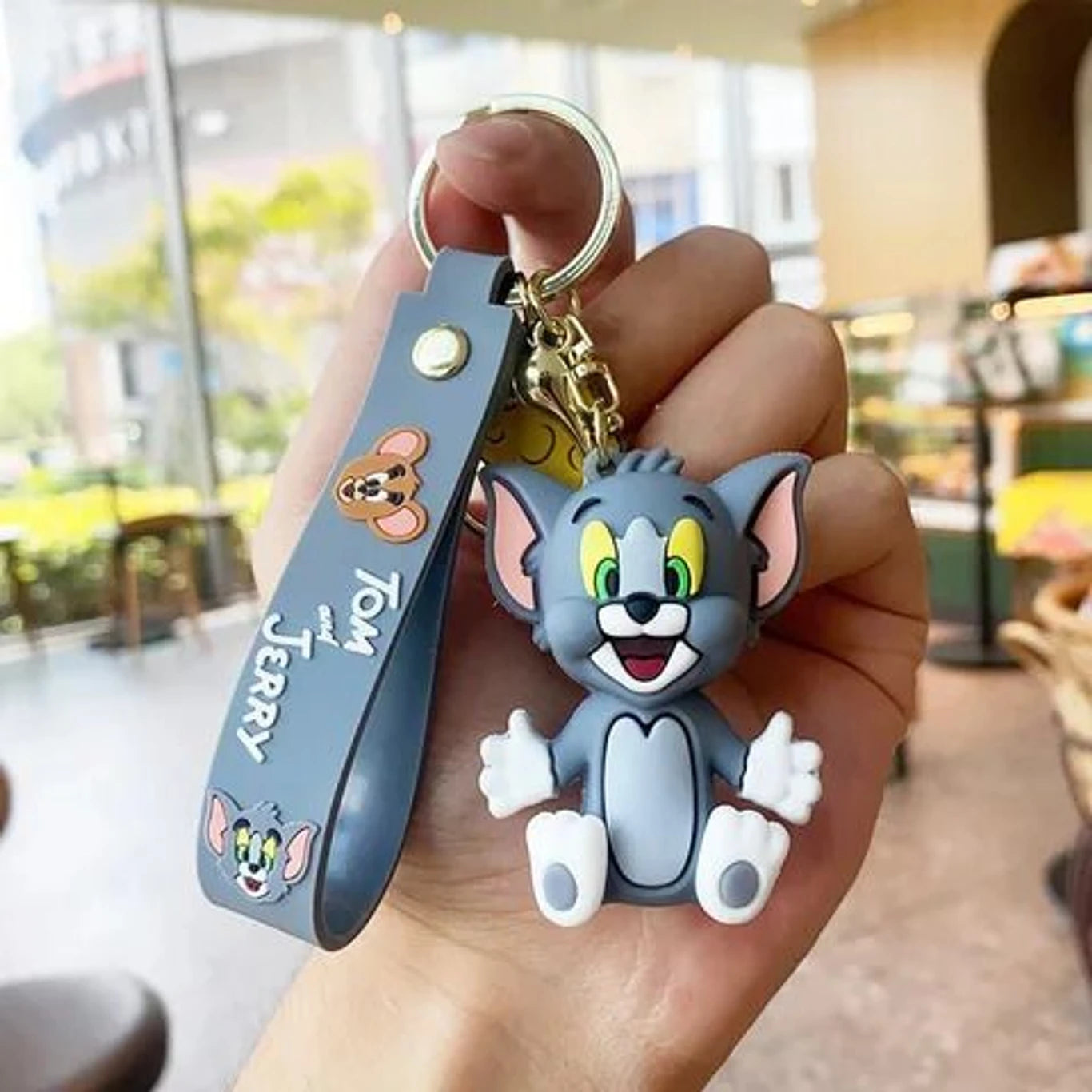 Tom and Jerry 3D Keychain
