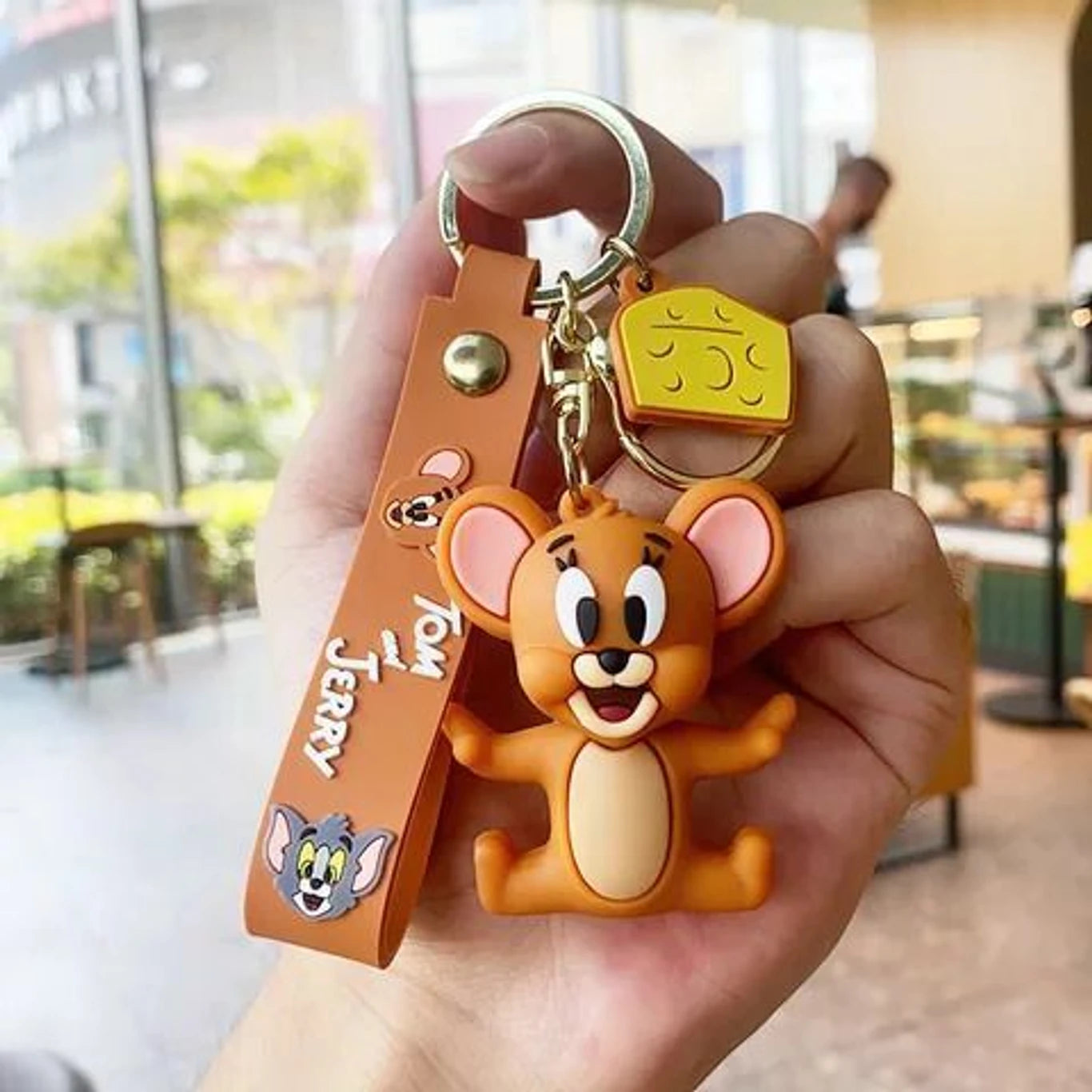 Tom and Jerry 3D Keychain