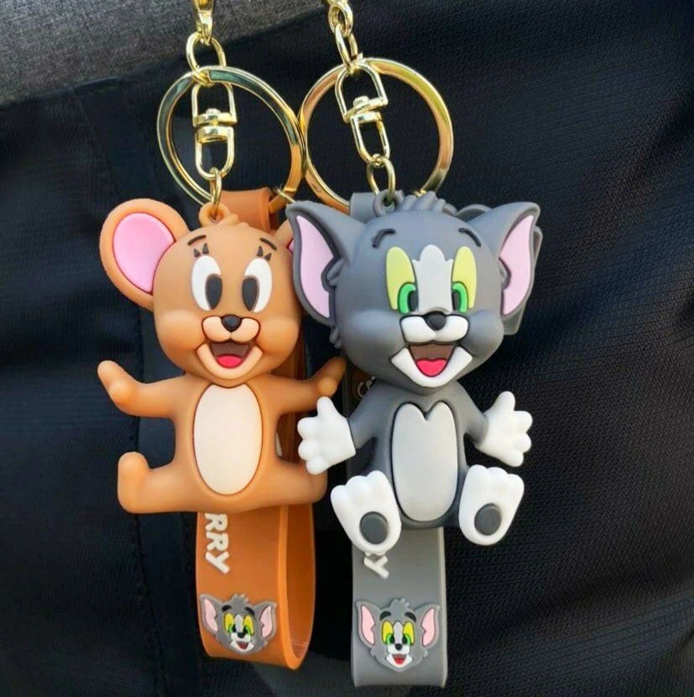 Tom and Jerry 3D Keychain