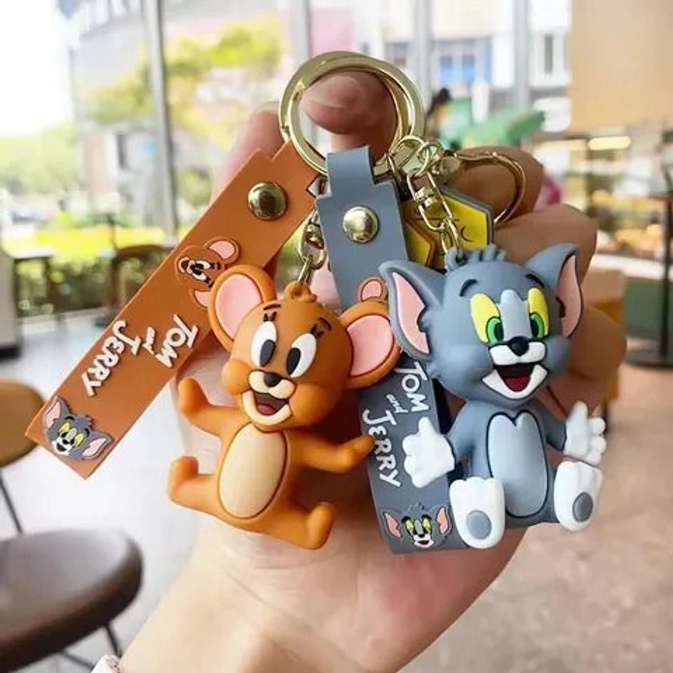 Tom and Jerry 3D Keychain